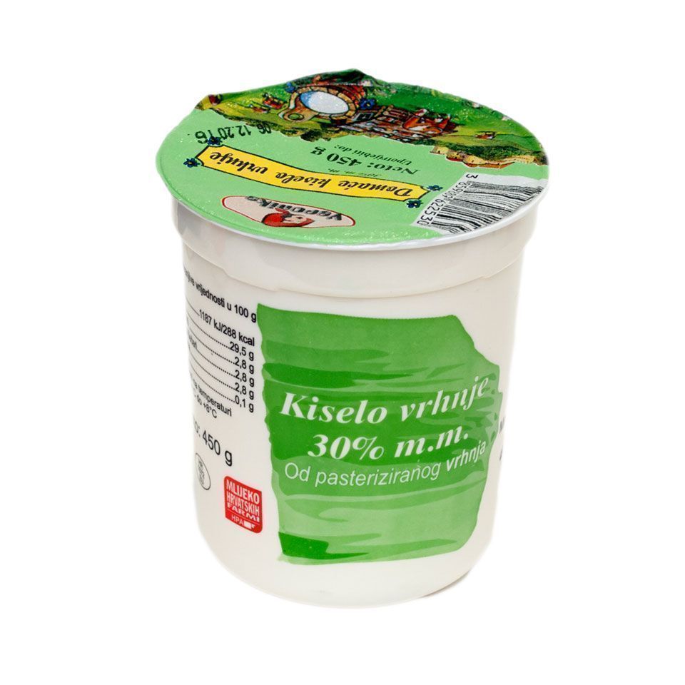 Vrhnje kiselo 30% m.m.